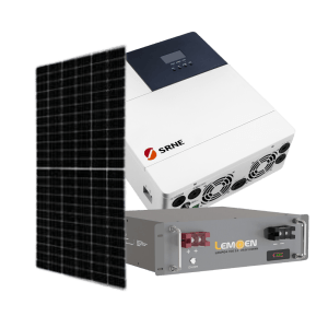 Standard 2-4 Hour Lithium Solar Installation Lemoen with 4 panels